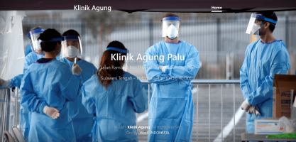 WeeR INDONESIA | Jasa Pembuatan Website: Klinik Agung Palu